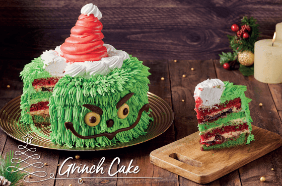 GRINCH CAKE 2024