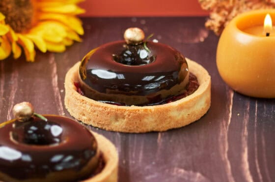 Tartaleta relleno de chocolate